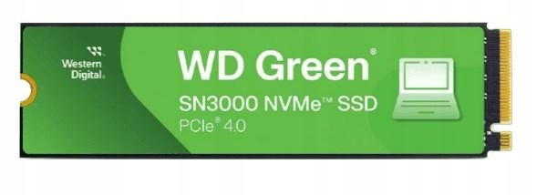SSD disk WD Green SN3000 500GB M.2 2280 PCI-E x4 Gen4 NVMe (WDS500G4G0E)